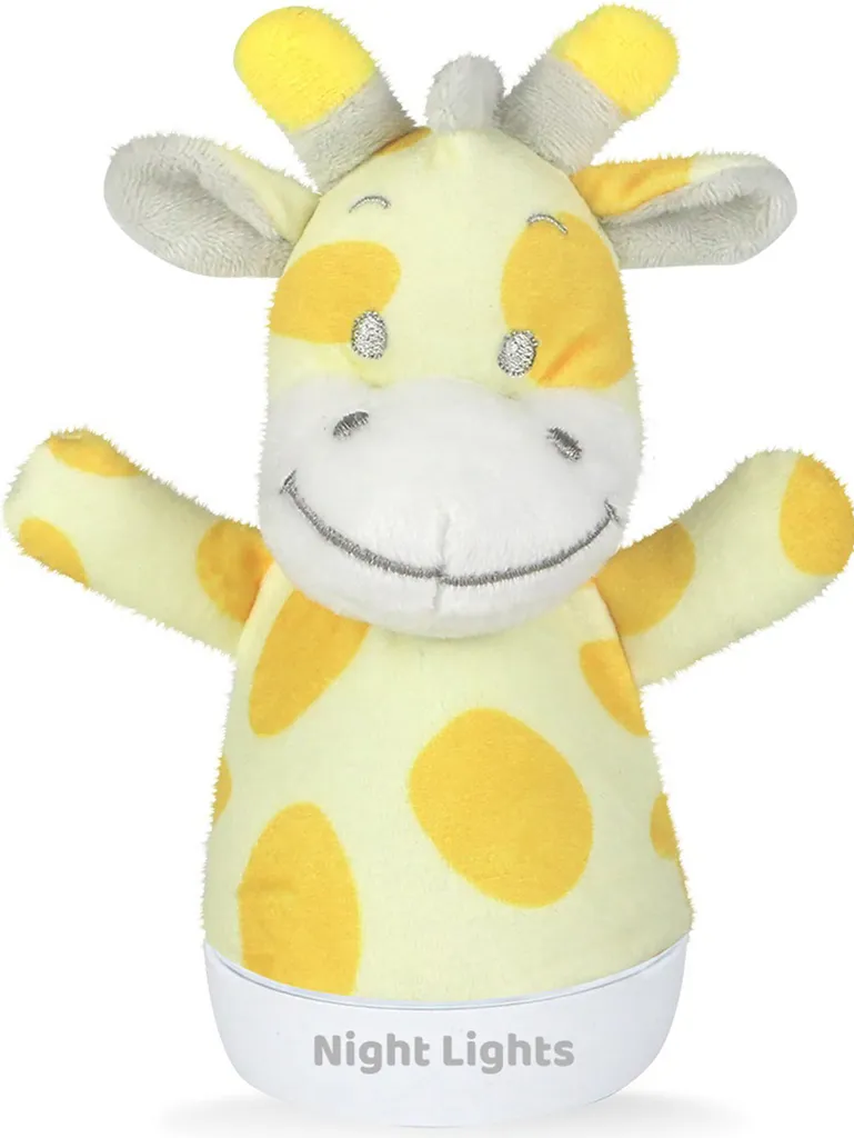 Giraffa Notturna in Peluche 15 cm - Certificata per Neonati e Bimbi