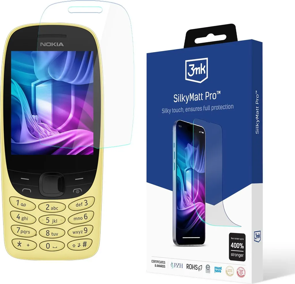 Offerta Pellicola 3mk SilkyMatt Pro Nokia 6310 (2024) - Anti-Urto