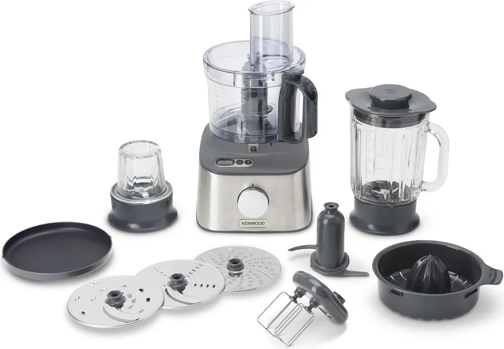 Robot de cuisine compact Kenwood FDM 313SS argent avec ses accessoires