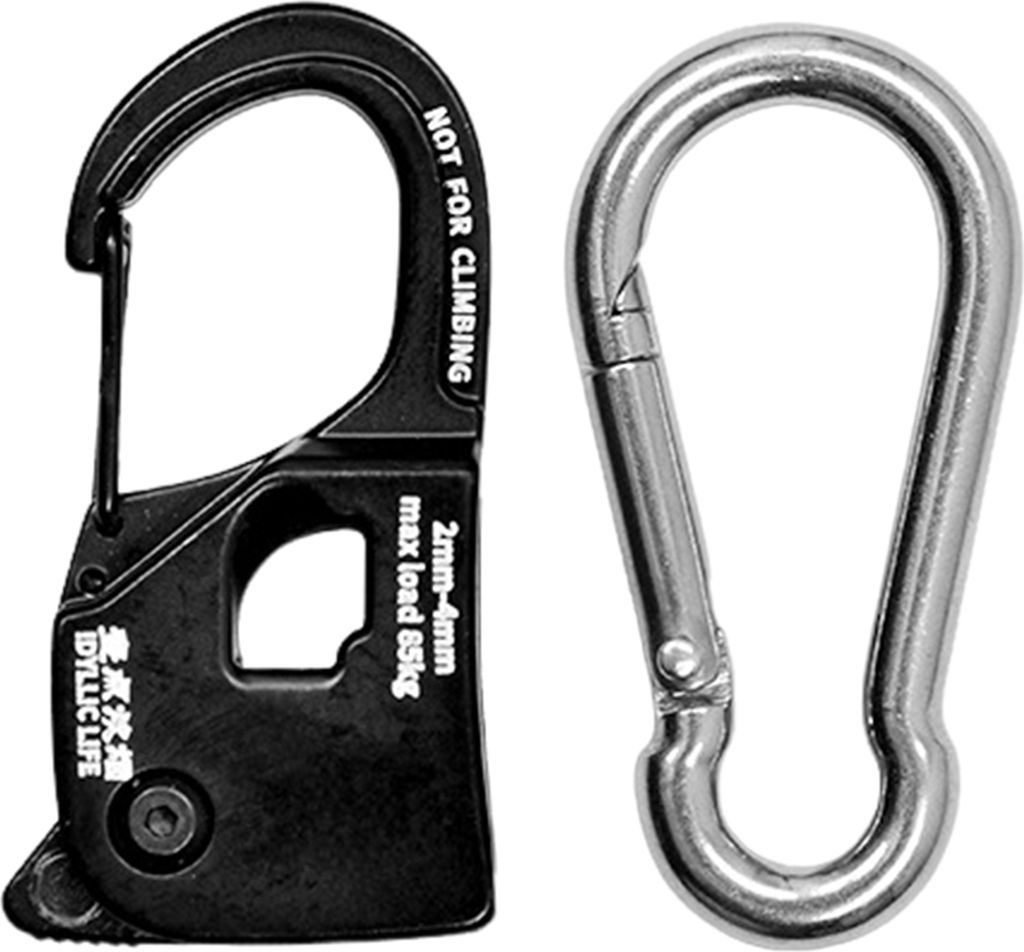 Seilspanner Campingzelt-Kordelspanner Rostfrei Starke Tragkraft Leichte Tragbare Schnellbefestigungsschnalle Kordelspanner