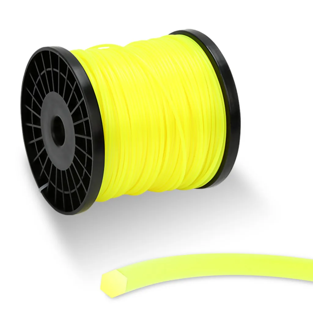 Bobina Filo Tagliaerba 3mm Giallo Jopassy 100 Metri Esagonale