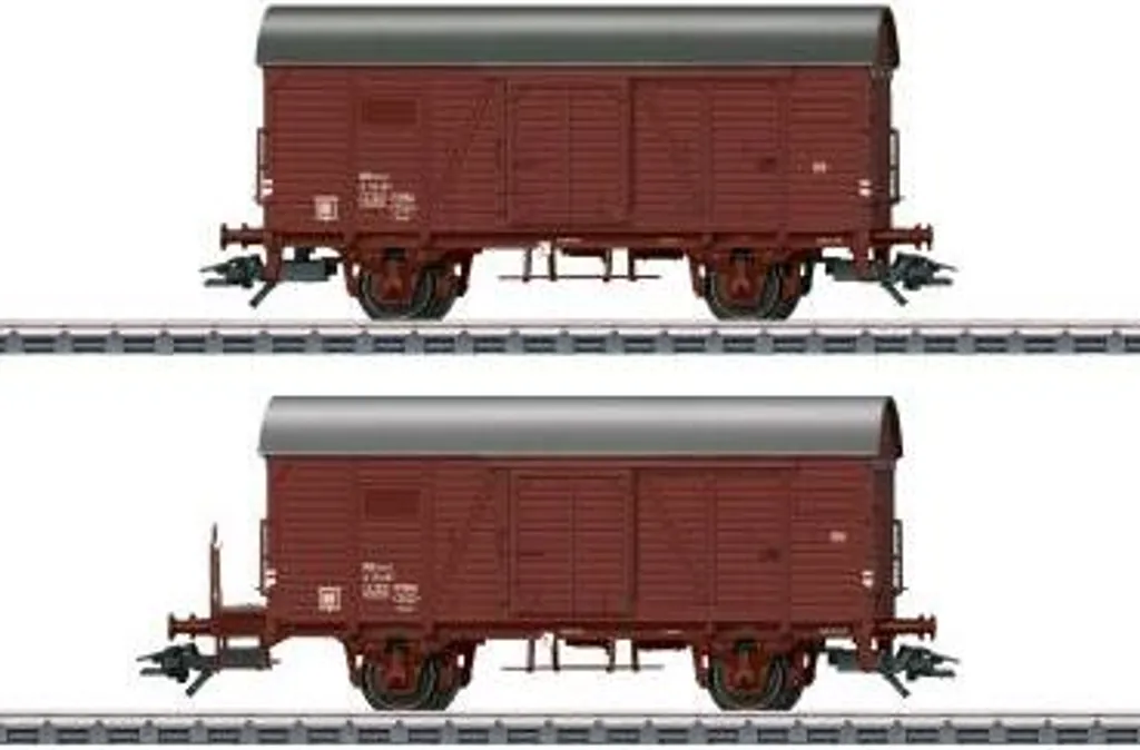 Märklin 46067 Coffret 2 Wagons Couverts Kassel NSB H0 Train Miniature