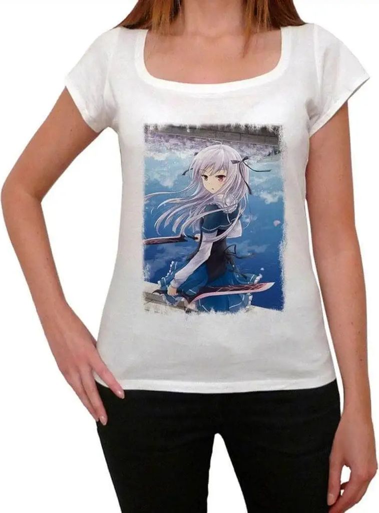 Damen Grafik T-Shirt Absolutes Manga-Duo – Manga Absolute Duo – Öko-Verantwortlich Vintage Jahrgang Kurzarm Lustige Druck Geburtstag Geschenk ...
