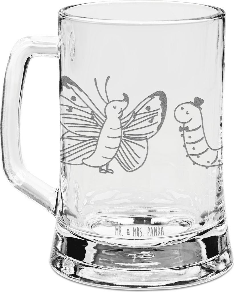 Mr. & Mrs. Panda Seidel Raupe Schmetterling - Transparent - Produktbild 
