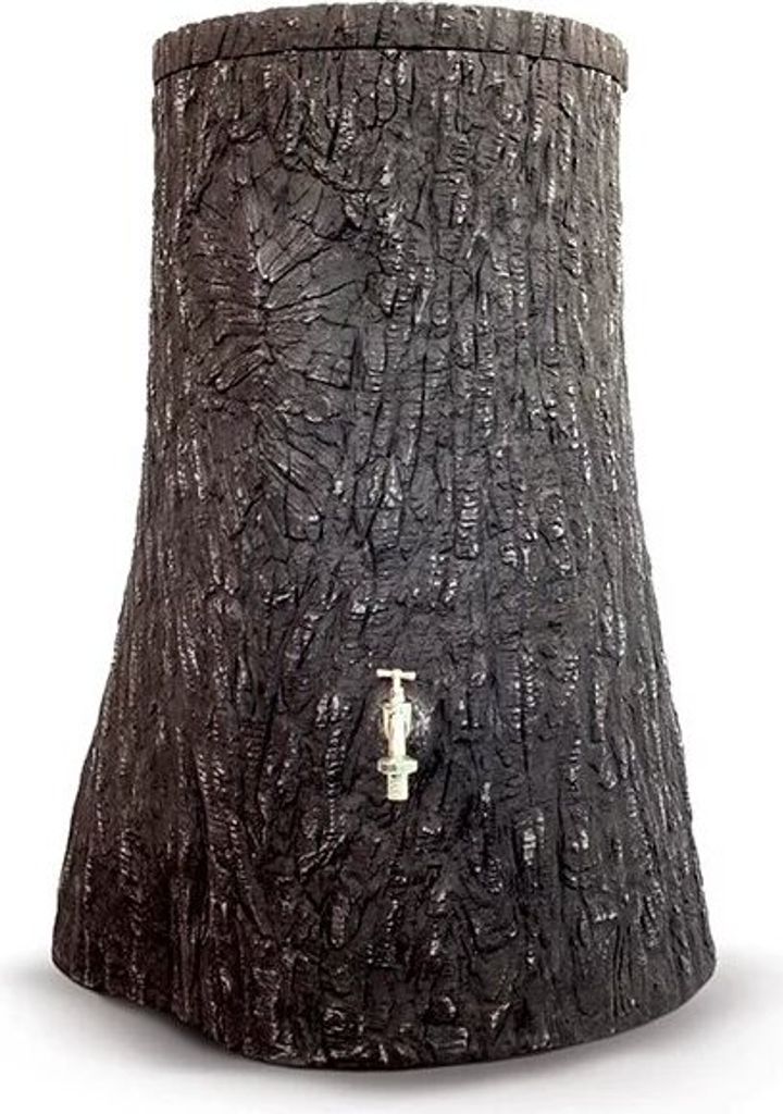 Regentonne Baumstamm LITTLE EVERGREEN 250 liter braun