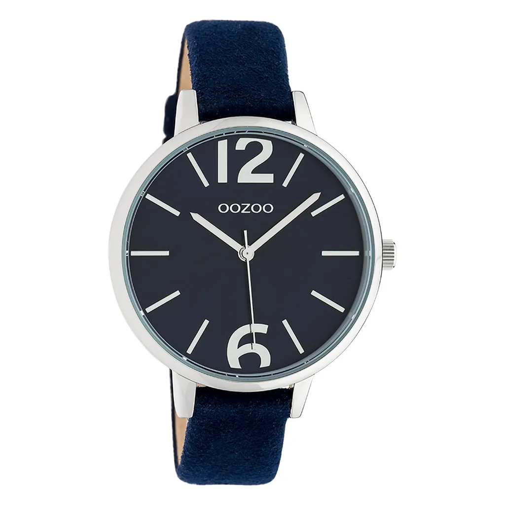 Orologio Oozoo UOC10437 Pelle Blu Scuro - Eleganza Analogica da Donna