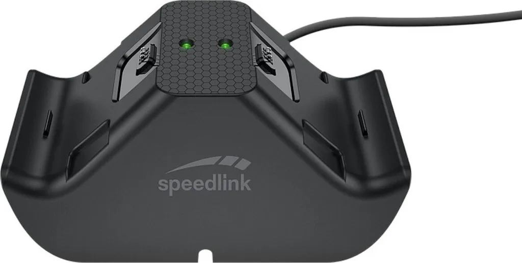 Chargeur Double pour Manette PS4 SPEEDLINK JAZZ Noir avec Câble USB - 2