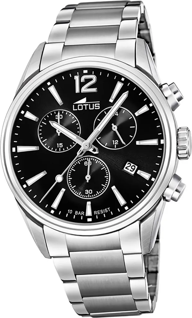 Montre Sport pour Homme en Acier Gris Lotus Khrono Chronographe Chic