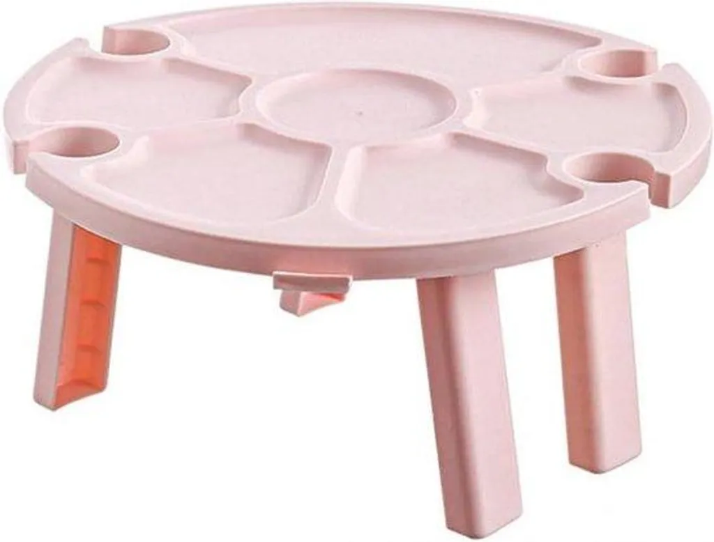 Évitez les renversements avec cet écran rose pliable porte-bouteille