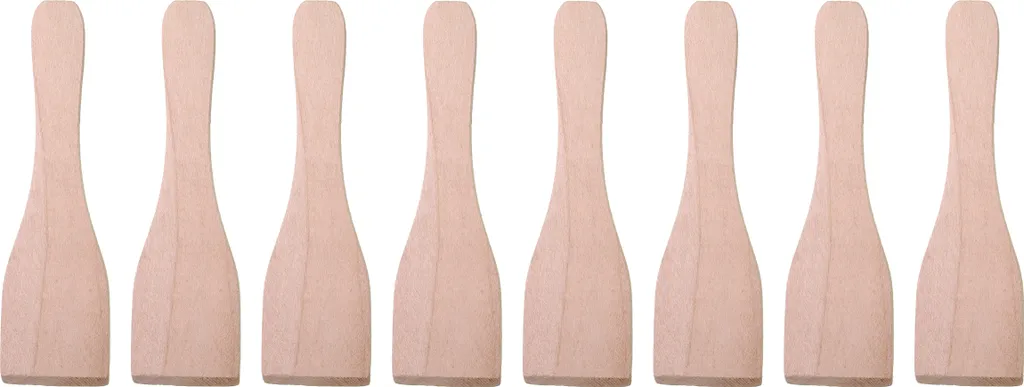 Spatole Legno Faggio per Raclette Severin 2360048 - Confezione 8 Pezzi