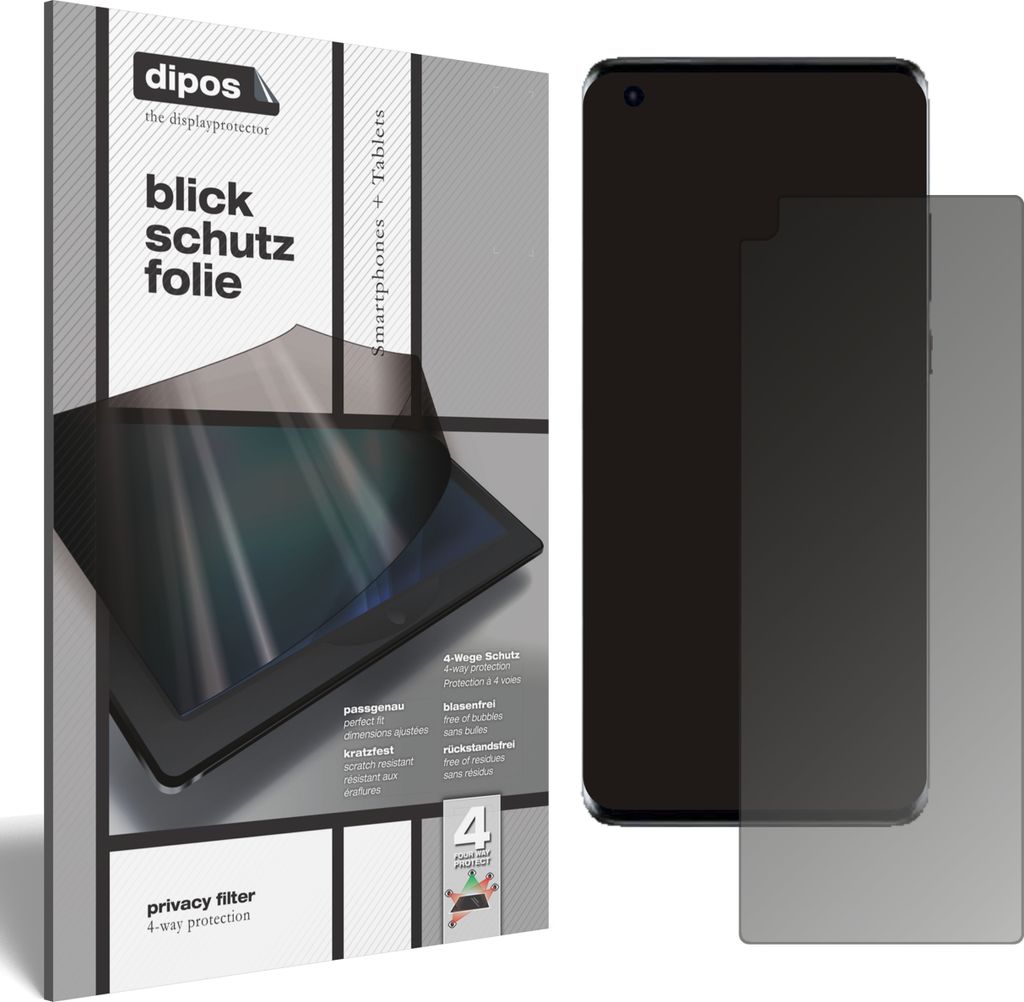 Schutzfolie für Huawei Mate 40E mit Sichtschutz Blickschutz Folie