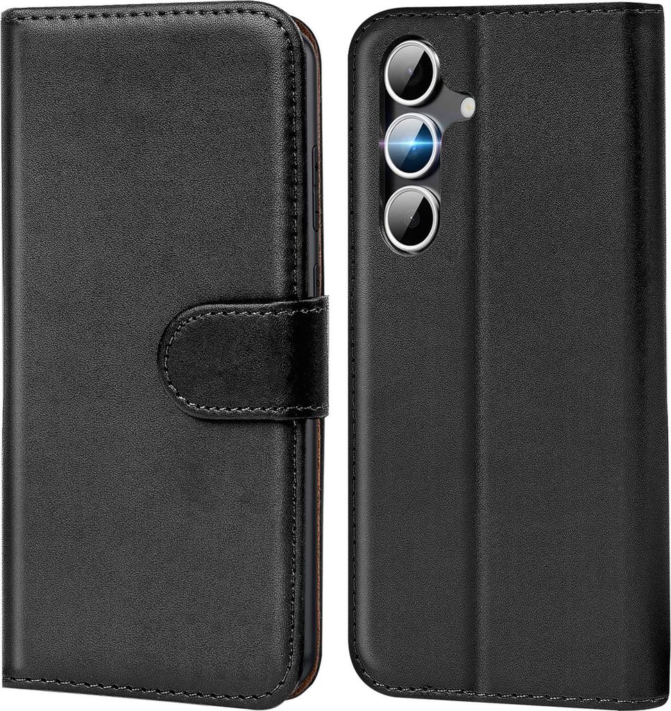 Book Case für Samsung Galaxy S25 Hülle Tasche Flip Cover Handy Schutz Hülle