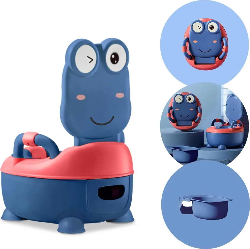 Pot d'Apprentissage Propreté pour Fille et Garçon - Toilette Bébé Bleu