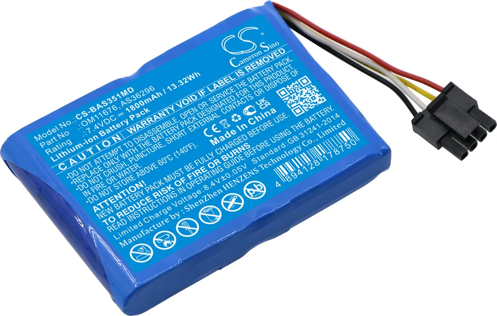 Batterie pour Pompe à Perfusion Spectrum 35083 et Modèles 35162 35700