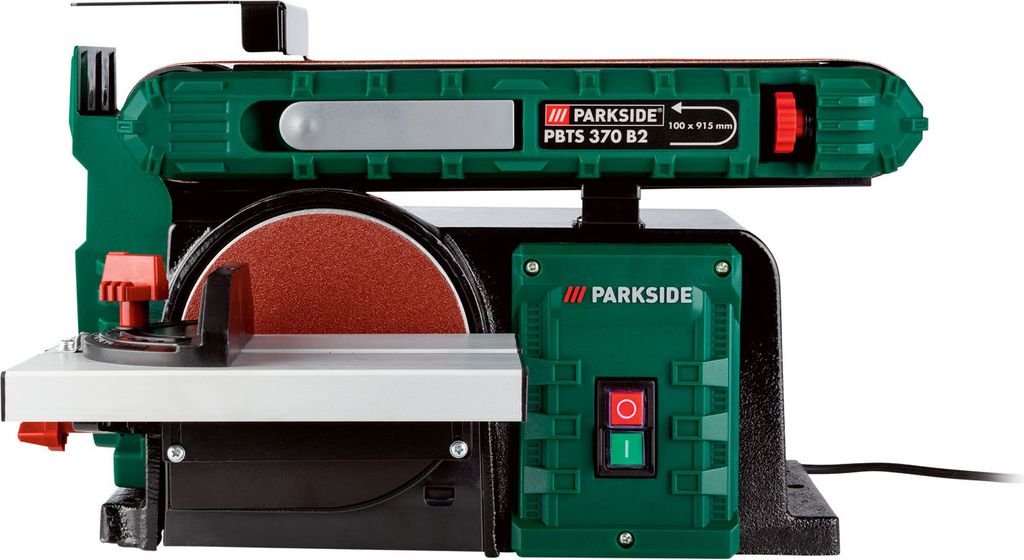 PARKSIDE® Band- und Tellerschleifer »PBTS 370 B2«, 370 W Produktbild 2