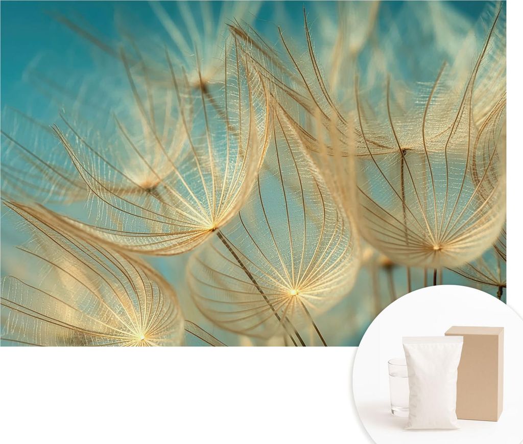 Fototapete - Wandbilder für Wohnzimmer - 152x104 cm - Dekorative Wandfolie - Modernes Design für Wanddekoration - Tapeten für Innenräume - Äth...