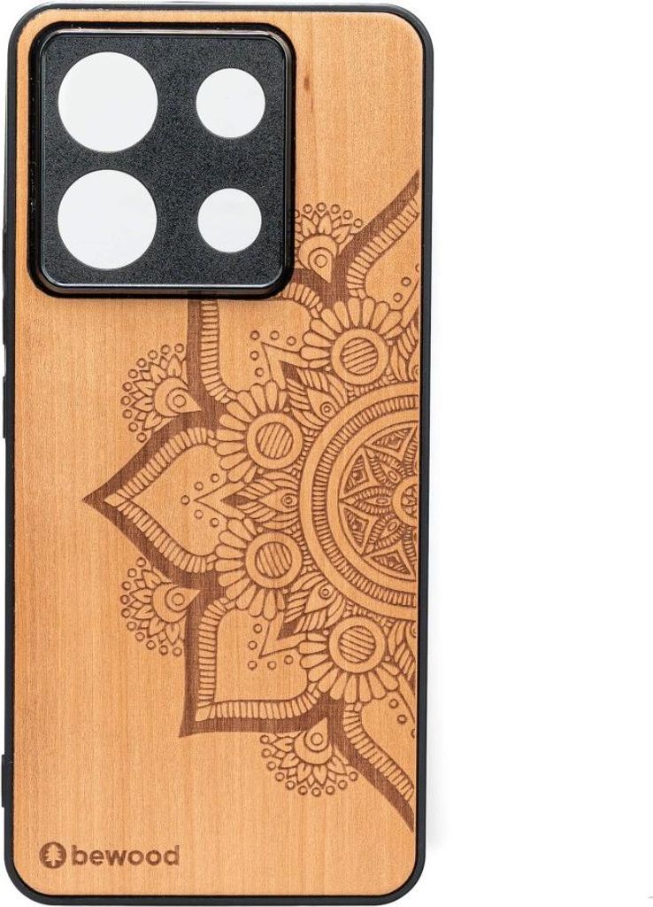 Bewood Holzhülle für Xiaomi Redmi Note 13 Pro 5G MANDALA APFELBAUM