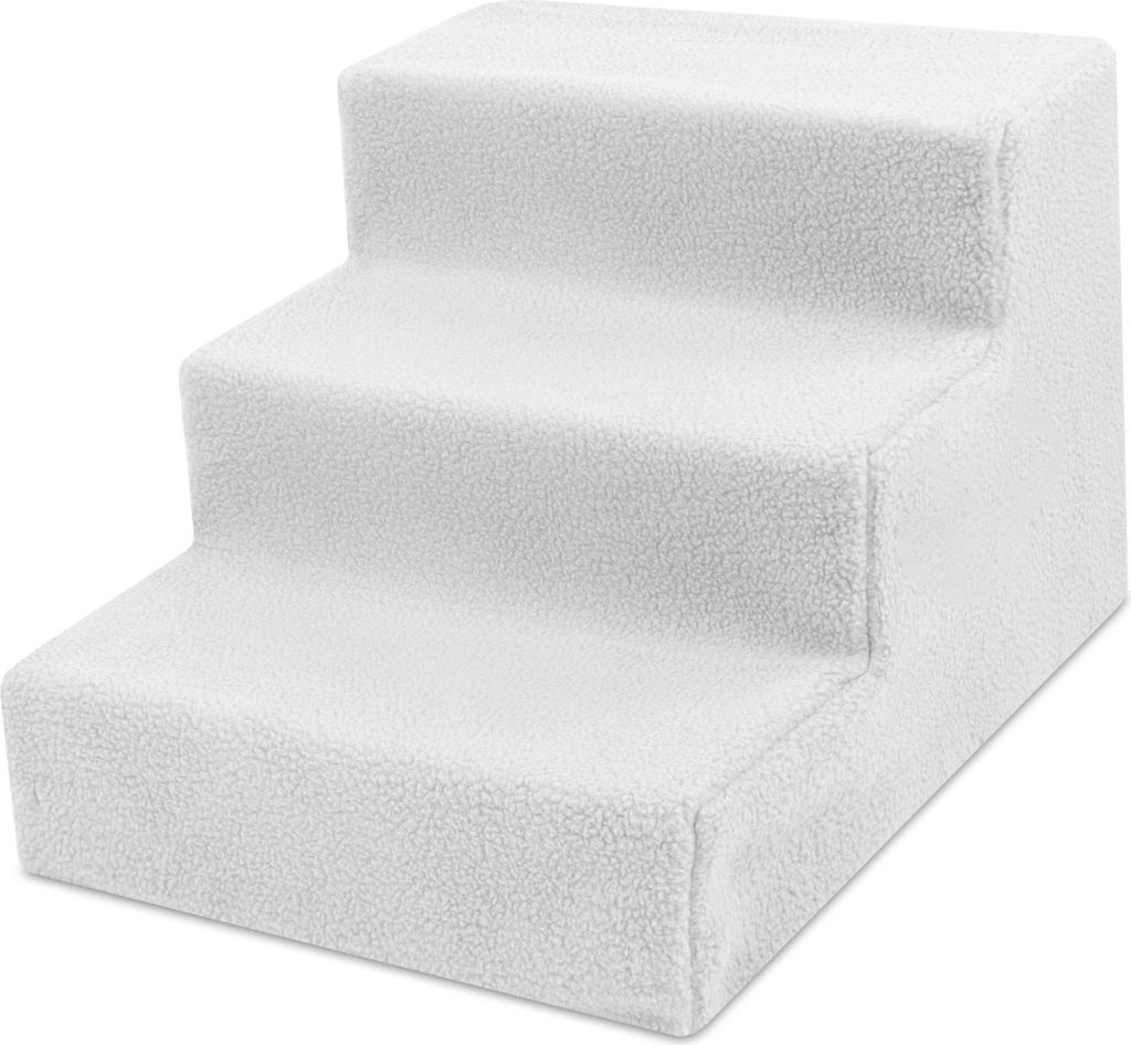 Hundetreppe Aus Schaumstoff – 5-stufig, 55,9 Cm Hoch, Rutschfest Für Bett & Couch, Bis 50 Pfund, Für Kleine Hunde & Katzen