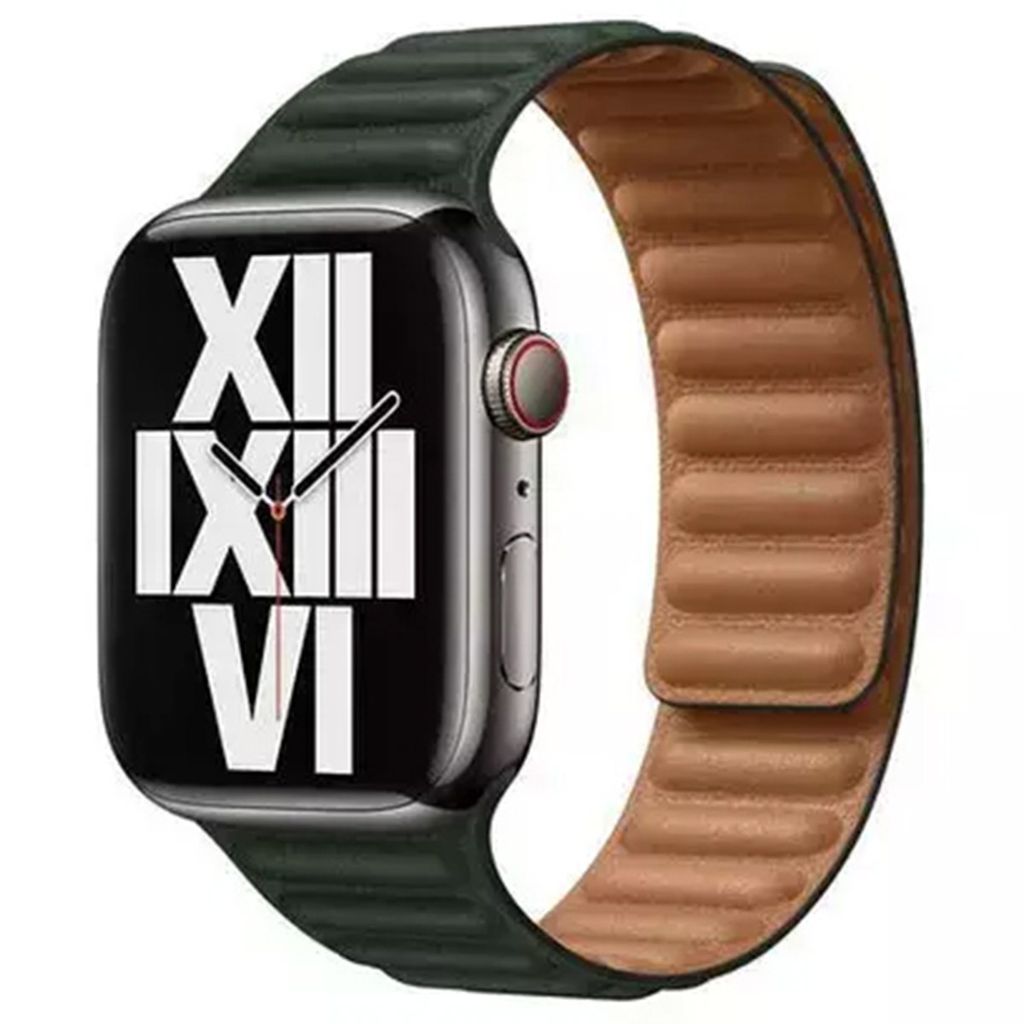 Lederarmband mit Endstück, Uhrenarmband