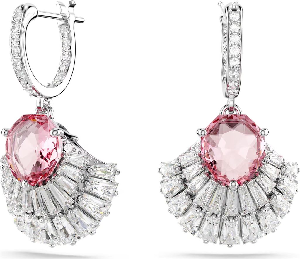 Swarovski Ohrhänger Uni Idyllia Shell Rosa Rhodiniert Produktbild 