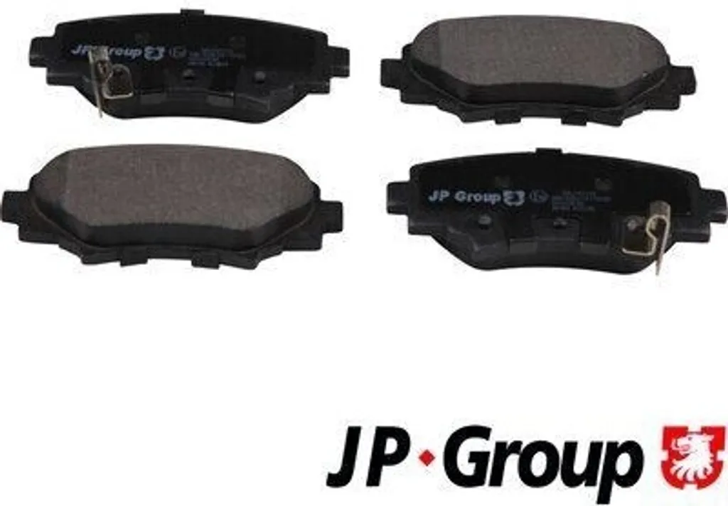 Plaquettes de frein arrière JP GROUP 3863701110 pour Mazda 3 BM BN