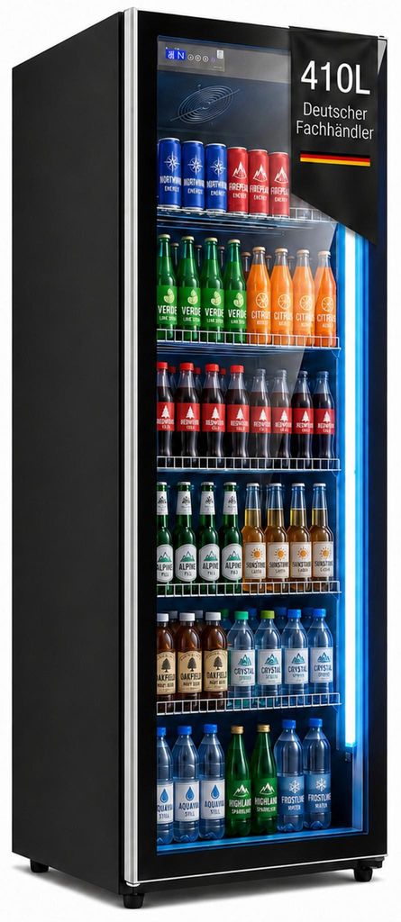 FREEZE. FourSixty A Getränkekühlschrank mit Glastür & Produktbild 