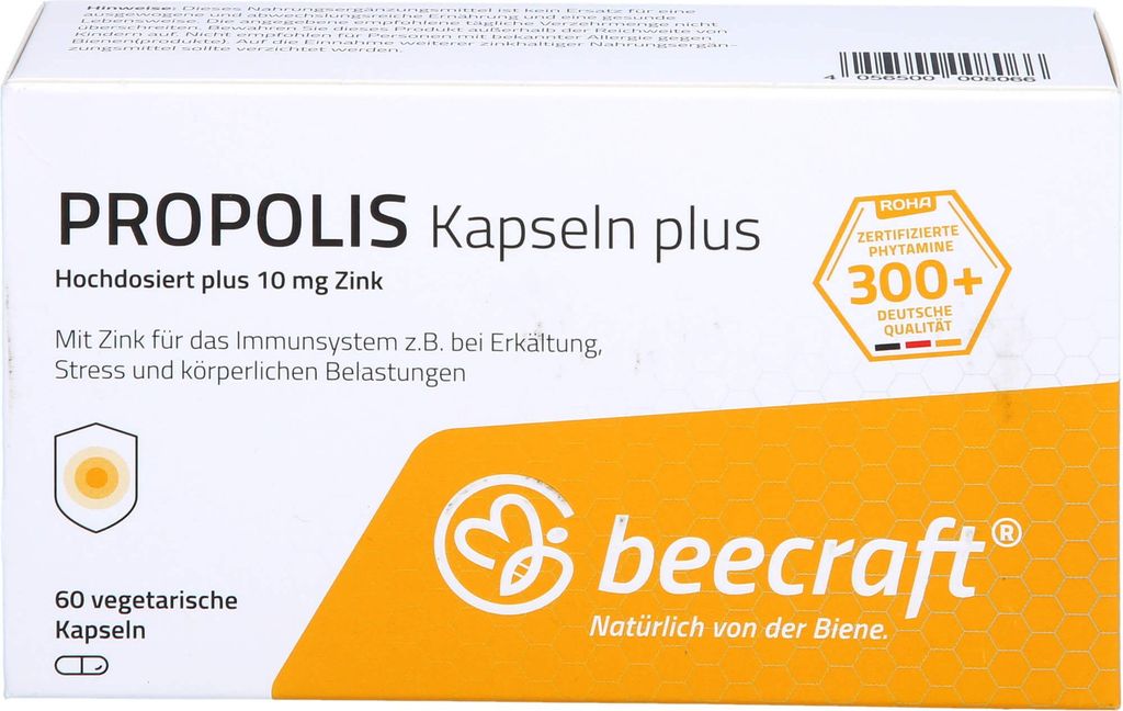 Beecraft Propolis Kapseln Plus 60 St Produktbild 