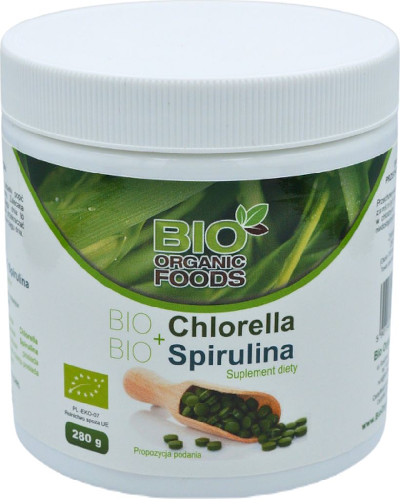 Chlorella Pyrenoidosa + Spirulina560 Tablety -Bio Potraviny Obrázok produktu 