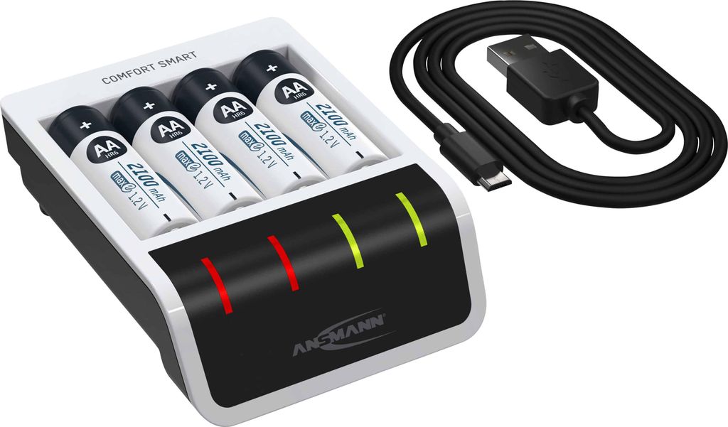 Ansmann Comfort Smart - 1,5-godzinna ładowarka USB do Zdjęcie produktu 