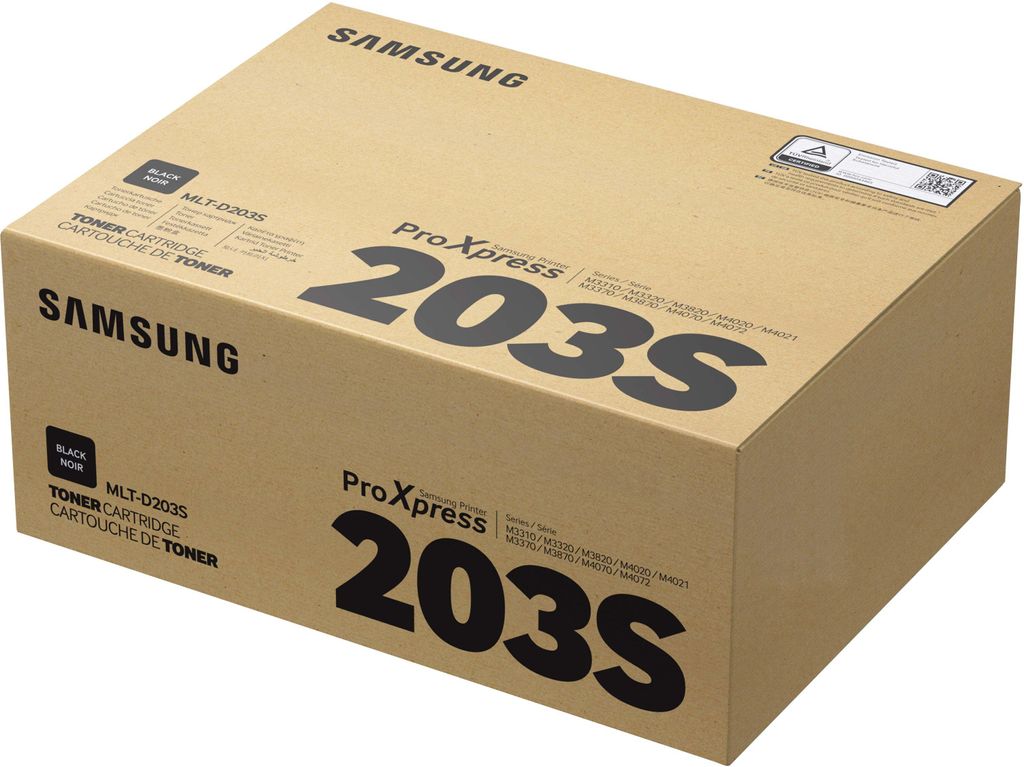 Samsung MLT-D203S Toner Schwarz, 3000 Seiten, Schwarz, 1 Produktbild 