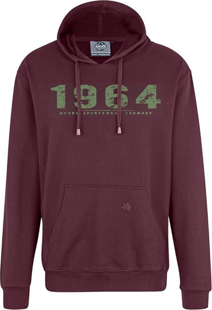 Übergrößen Kapuzen-Sweatshirt AHORN SPORTS Vintage Number Produktbild 