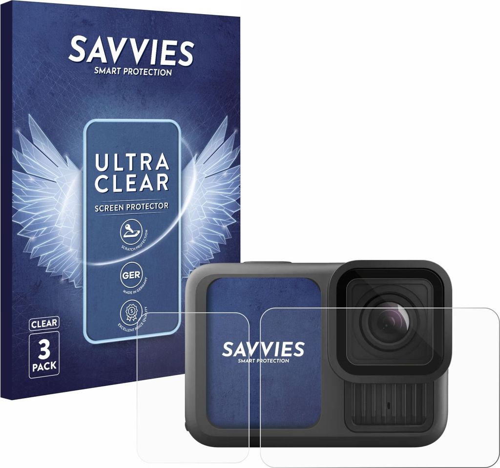6x Für GoPro Hero 13 Black Schutzfolie Savvies Produktbild 