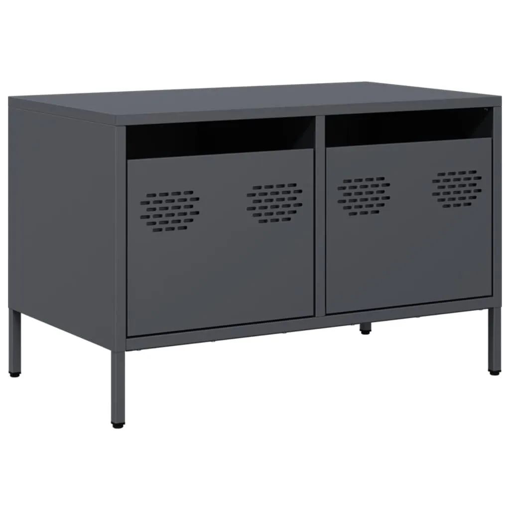 Supporto TV Acciaio Laminato a Freddo Antracite 68cm | Solido e Pratico