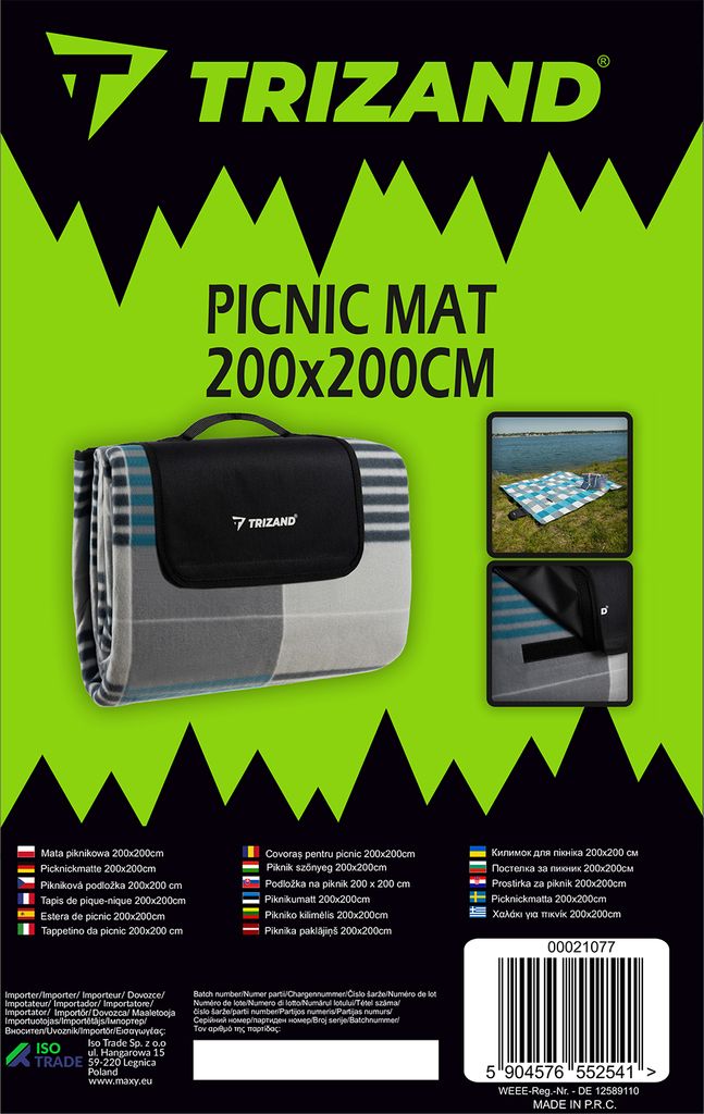 Trizand Plážová deka s izolací 200x200cm 21077 AKCE Obrázek produktu 13