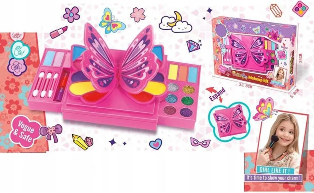 Coffret beauté idéal pour offrir : boîte à papillons grand format