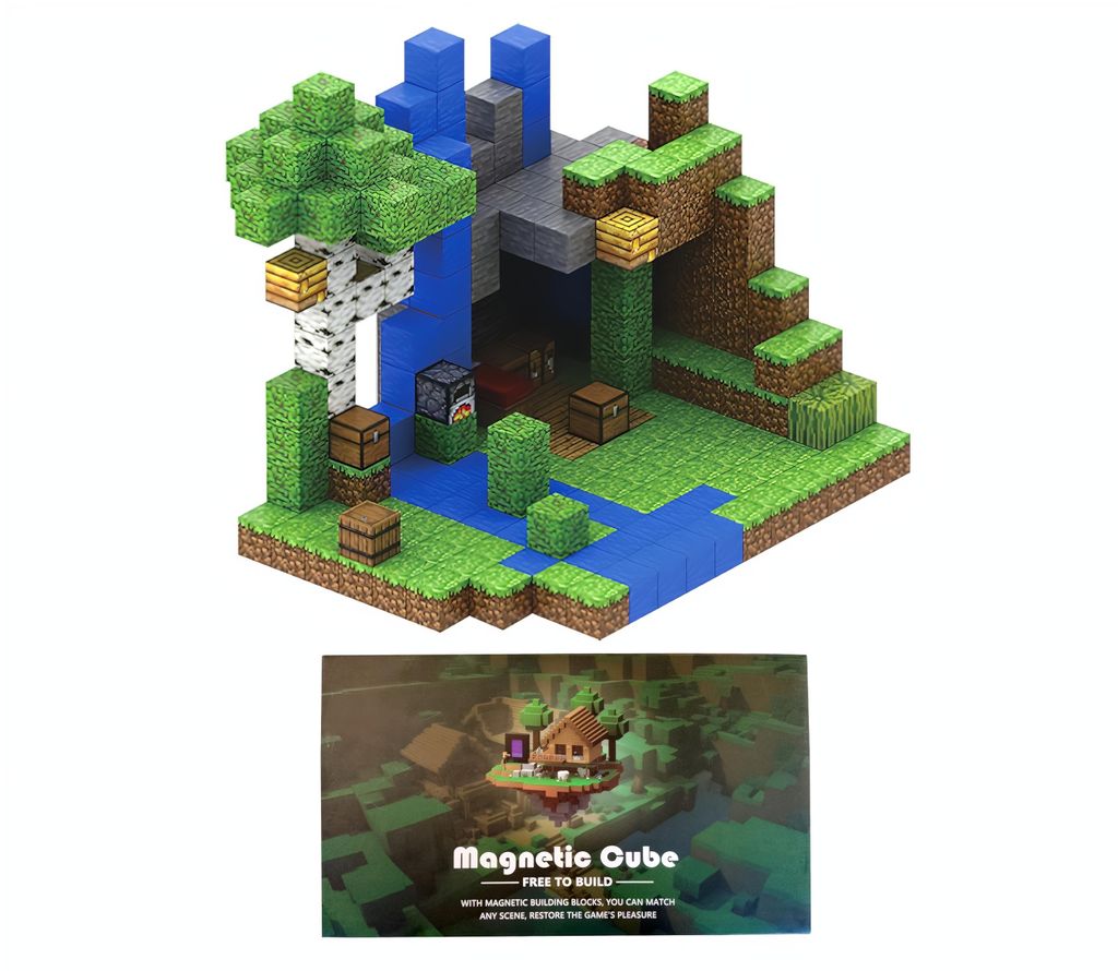 Minecraft Jungle Creek XXL Magnetická stavebnice 300ks Obrázek produktu 
