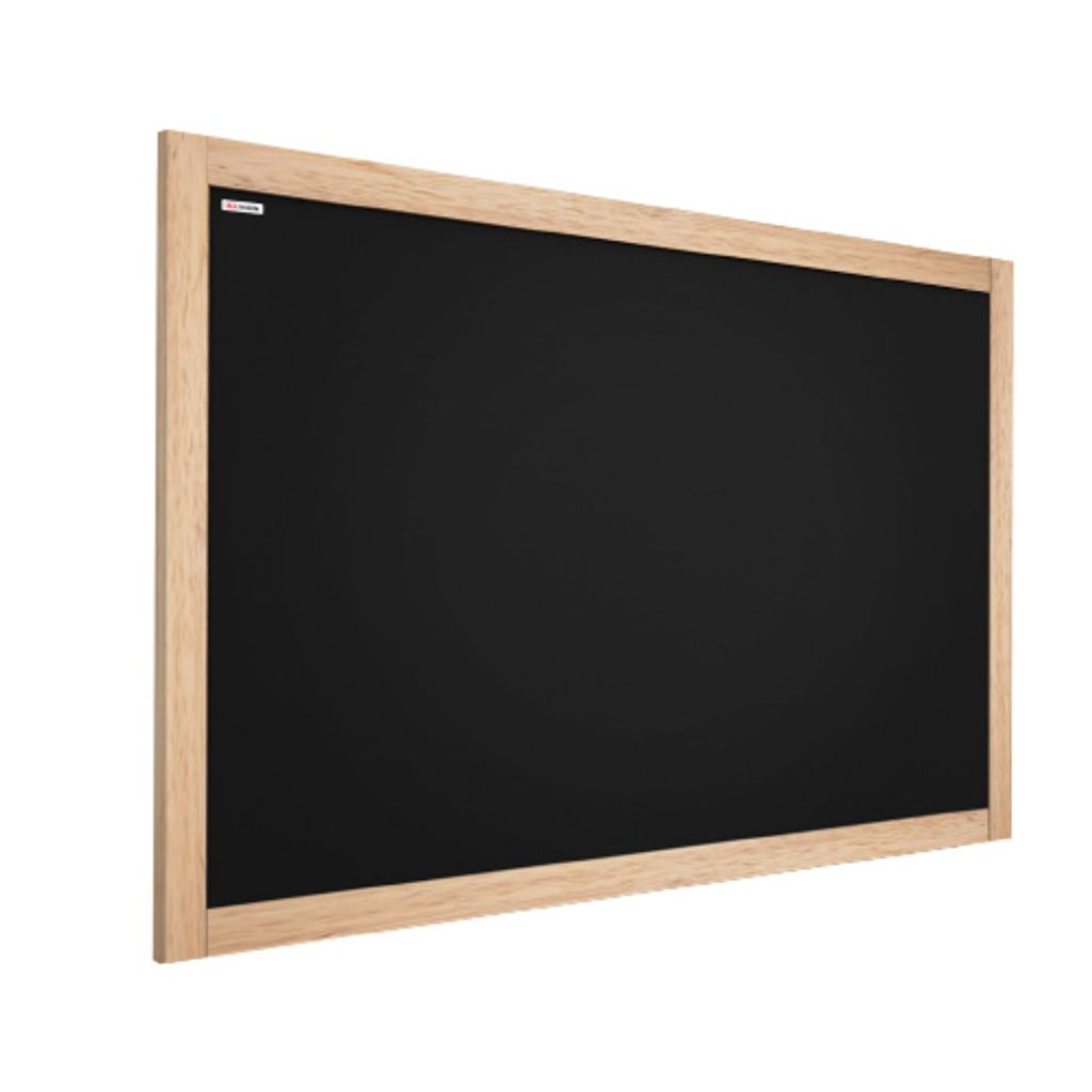 Kreidetafel mit naturlackierten Holzrahmen 120x90cm Produktbild 