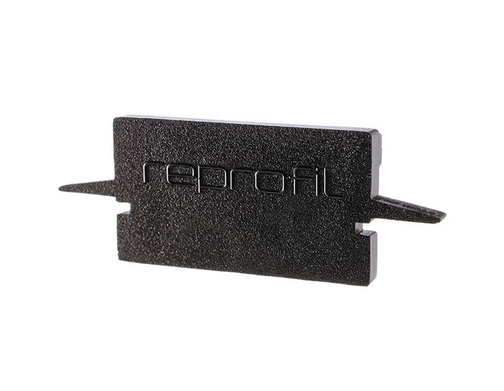 Deko-Light Profil Endkappe - Endkappe H-ET-01-15, Set 2 Stk, Kappe, Schwarz, Kunststoff, Deko-Light, 1 g, 30 mm