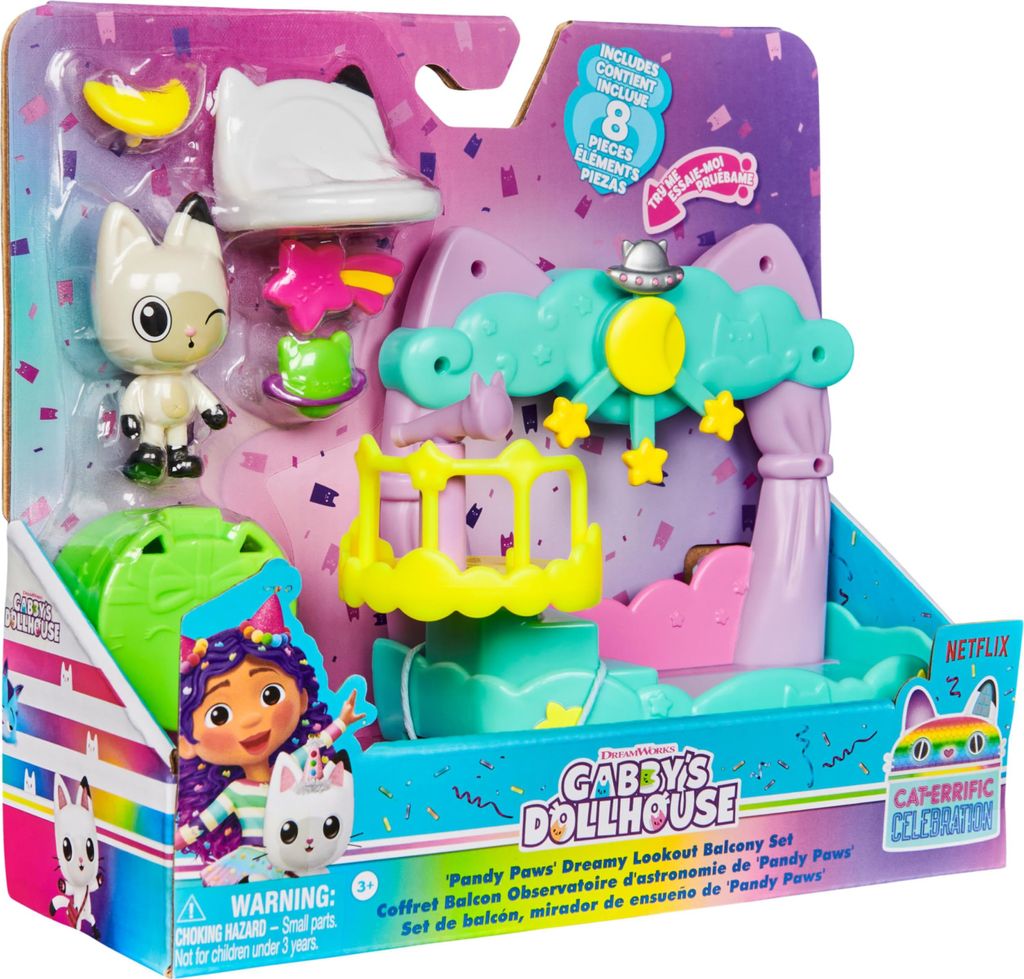 Gabby's Dollhouse Dreamworks - Balkon-Spielset Pandy Paws Produktbild 