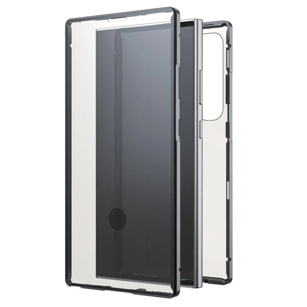 Étui Black Rock 360 Glass Antichoc en Verre Trempé pour Mobile 6,8"