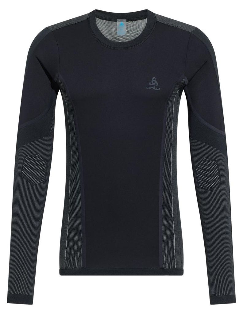 ODLO SUW TOP Crew neck l/s PERFORMANCE WINDSH SCHWARZ S