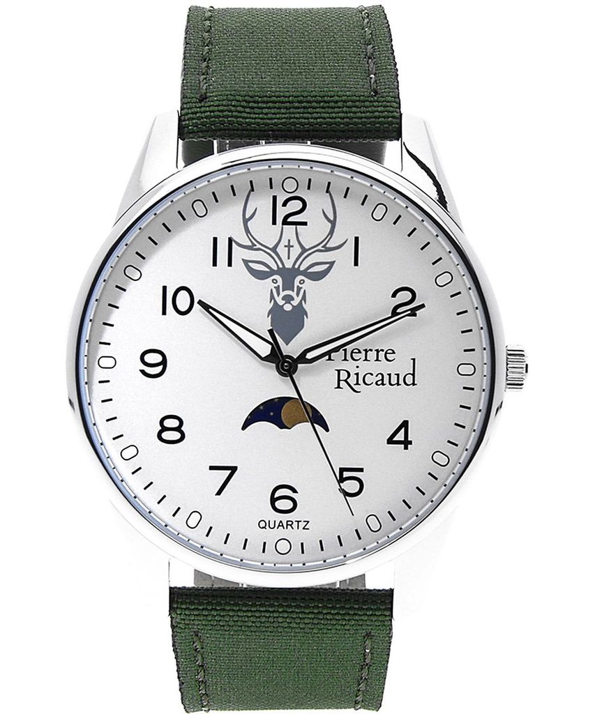 Zegarek męski Pierre Ricaud P60037.5823QF zielony Zdjęcie produktu 