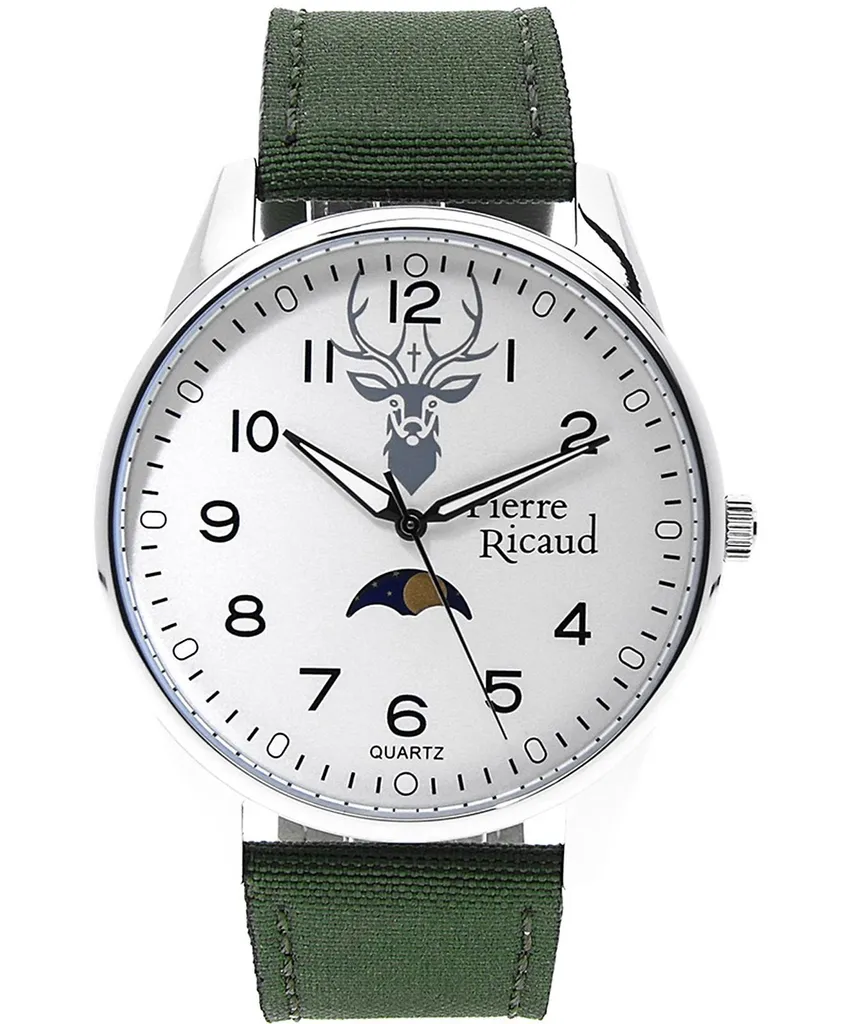 Pierre Ricaud P60037.5823QF Orologio Classico Uomo Verde 44mm