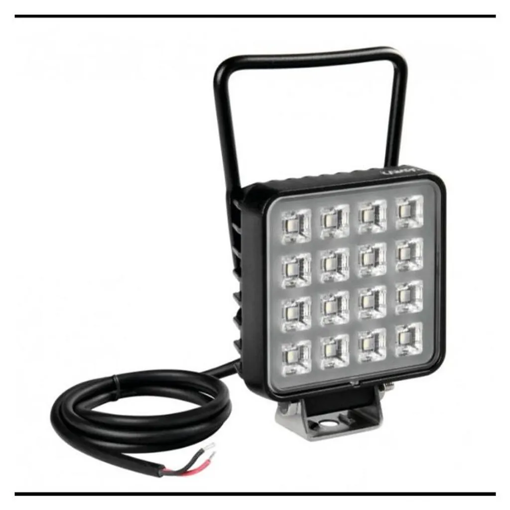 Lampe de chantier LED 16W projecteur de travail portatif 1380 lumens
