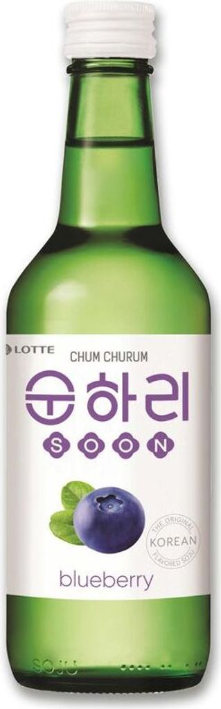 Chum Churum Soju Blueberry 350ml | Soju mit Blaubeer-Geschmack Alk. 12% vol.