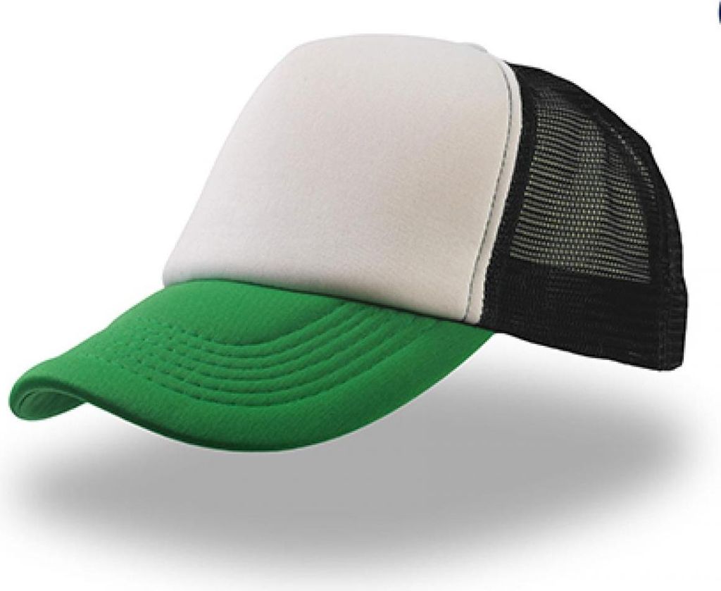 Atlantis RAPP | Original Trucker Cap - Farbe: White/Green/Black - Größe: One Size