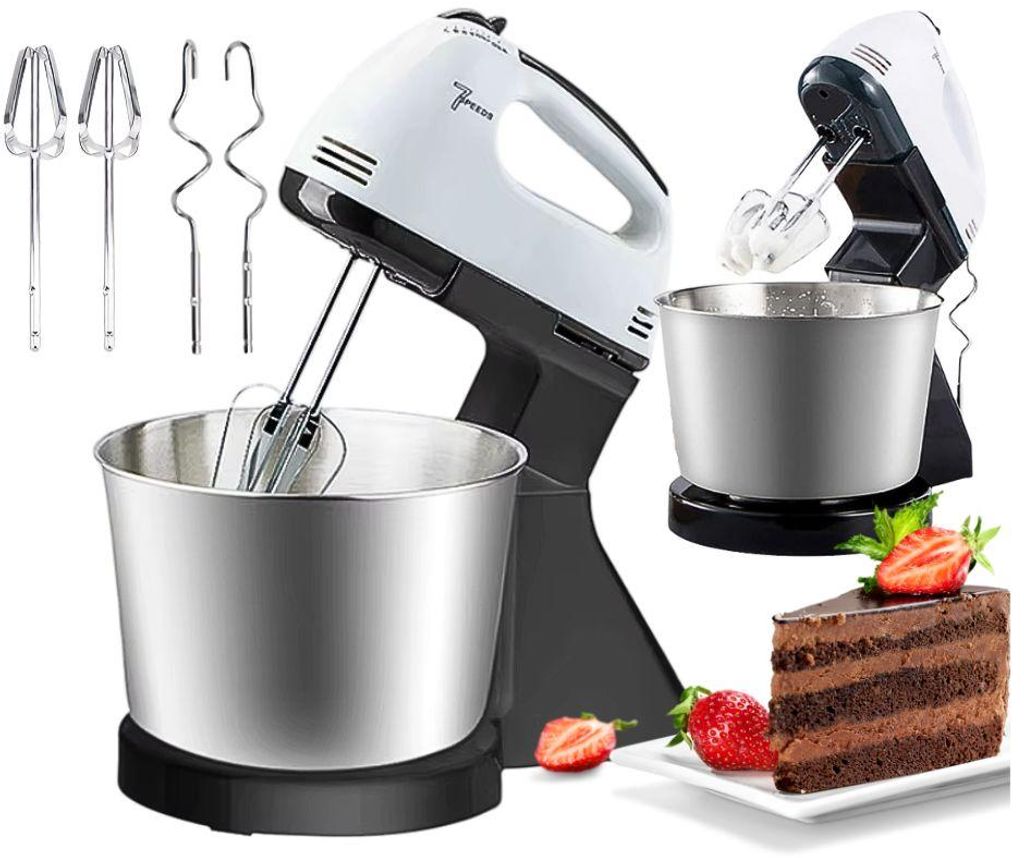 Ručný mixér s misou, 100 W, 7 rýchlostí, 4 nadstavce, Obrázok produktu 