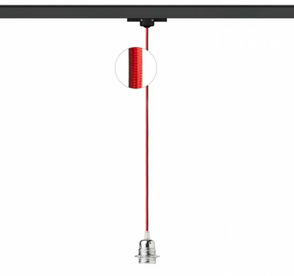 Éclairage de Boutique ELISA pour Rail Triphasé - Spot LED E27 15W Noir