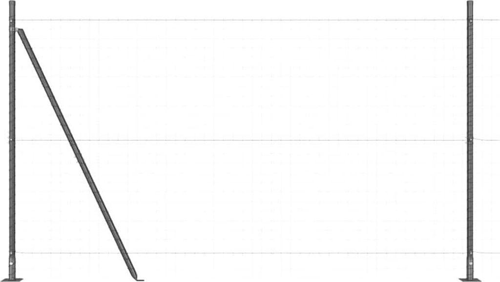 vidaXL Zaunpfosten 13 pcs Grau Stahl