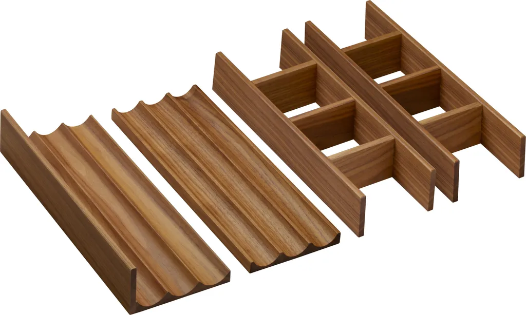 Rangement de tiroir pour meuble de salle de bain 980/475 noyer 320
